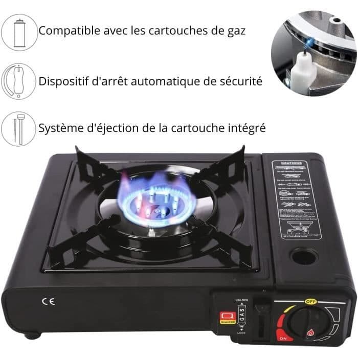 Réchaud à gaz de camping allumage automatique - Camping et Randonnée - صورة 7