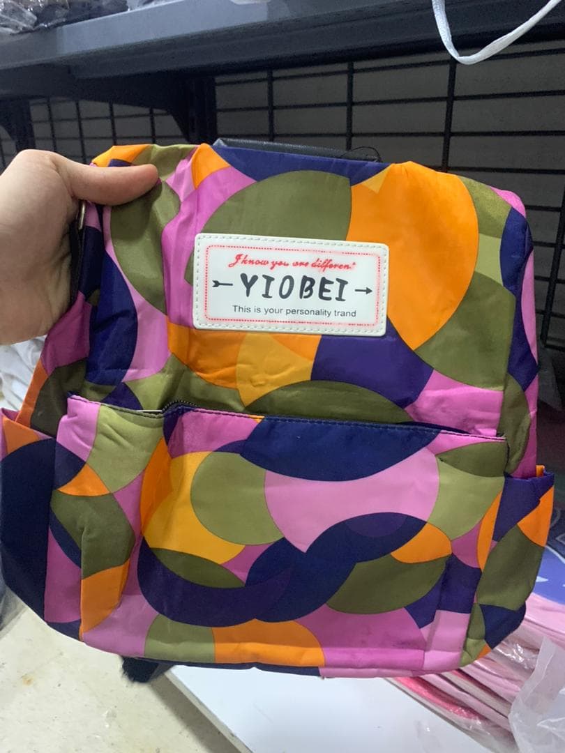 Sac à dos oxford Antivol étanche pour femmes – multicouleur – حقيبة ظهر أكسفورد مقاومة للماء ومضادة للسرقة للنساء - Sac à dos et Mode - صورة حقيقية 8