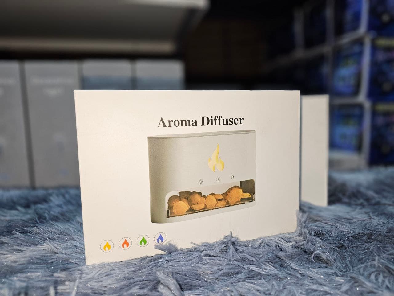 Diffuseur d'huiles essentielles flamme avec des roches de sel de cristal 250ML - موزع روائح الزيوت العطرية باللهب مع صخور الملح الكريستالي 250 مل - Décoration - صورة حقيقية 7