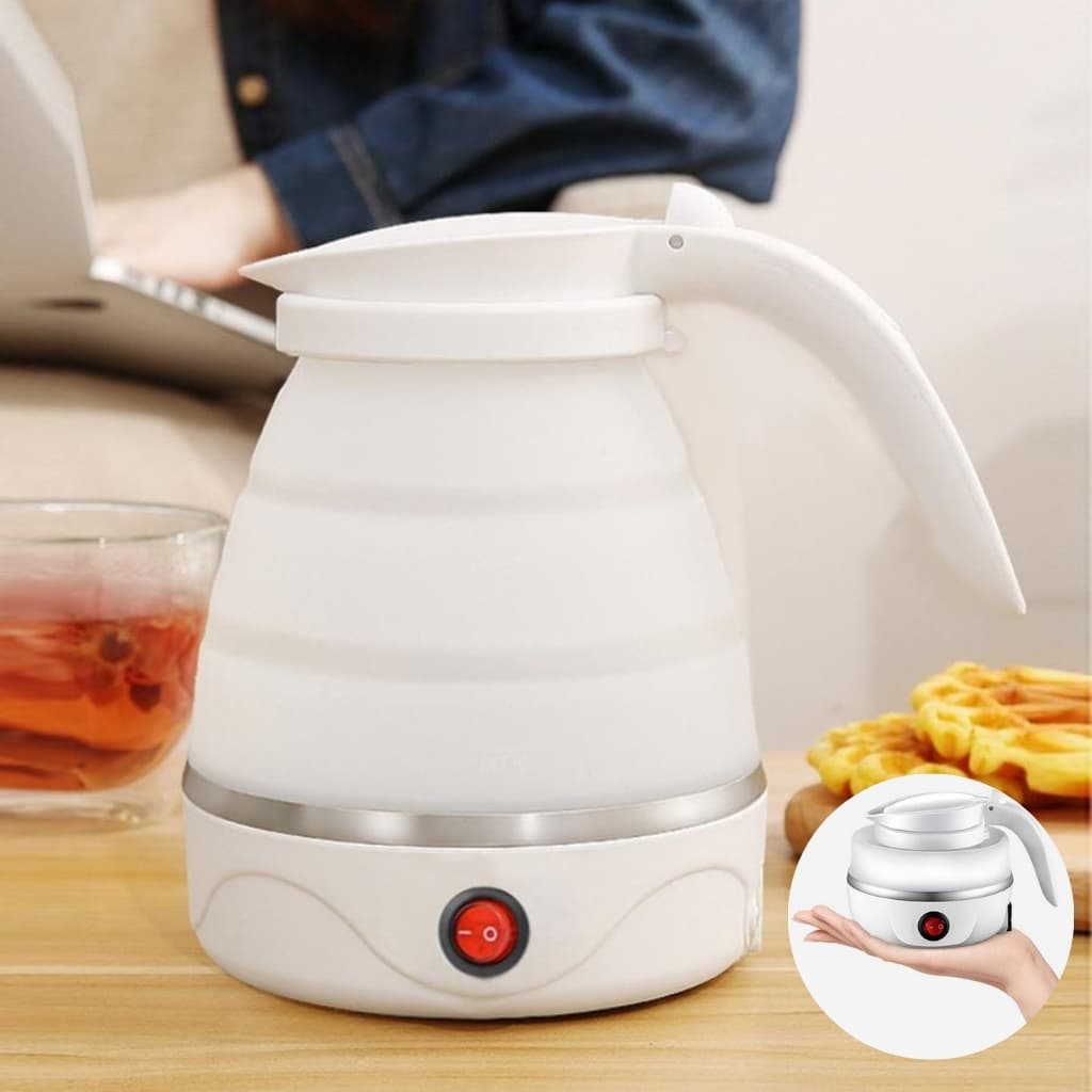 Bouilloire électrique pliable en silicone ,portable Avec indicateur de mise hors tension غلاية كهربائية قابلة للطي محمولة سيليكون - Cuisine - صورة 2