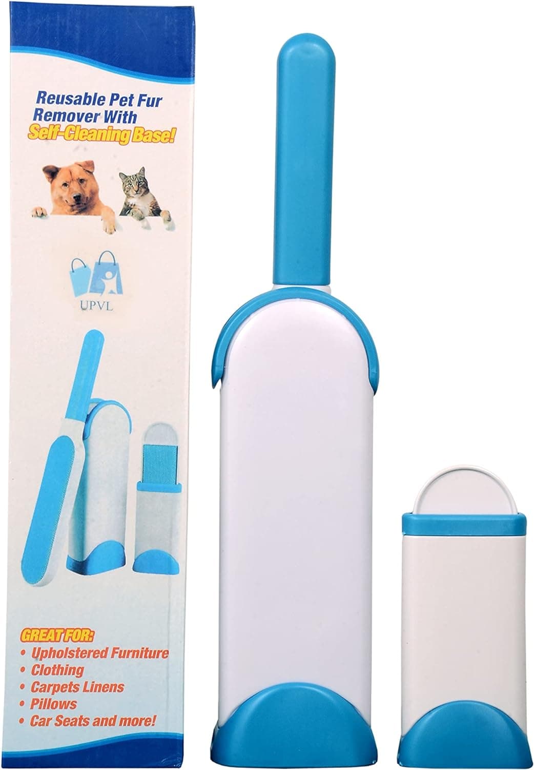 Brosse double face pour enlever les poils d’animaux, la poussière et les peluches, vêtements, meubles, canapé, tapis – فرشاة لإزالة شعر الحيوانات الأليفة والغبار والوبر - Divers - صورة 11
