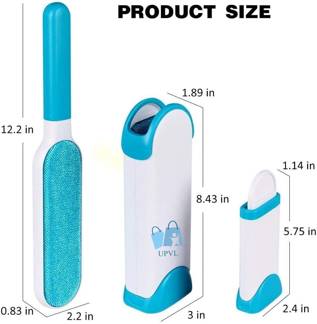 Brosse double face pour enlever les poils d’animaux, la poussière et les peluches, vêtements, meubles, canapé, tapis – فرشاة لإزالة شعر الحيوانات الأليفة والغبار والوبر - Divers - صورة 6