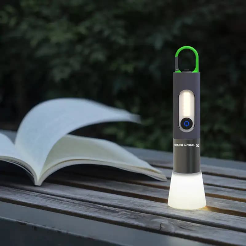Lampe de poche LED zoomable 4 modes, Rechargeables 1800mAh - Camping et Randonnée - صورة 4