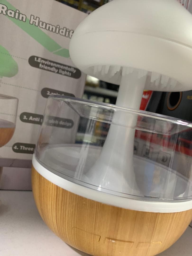 Humidificateur créatif en forme de nuage de pluie 7 couleurs 280ml - Électronique - صورة حقيقية 5