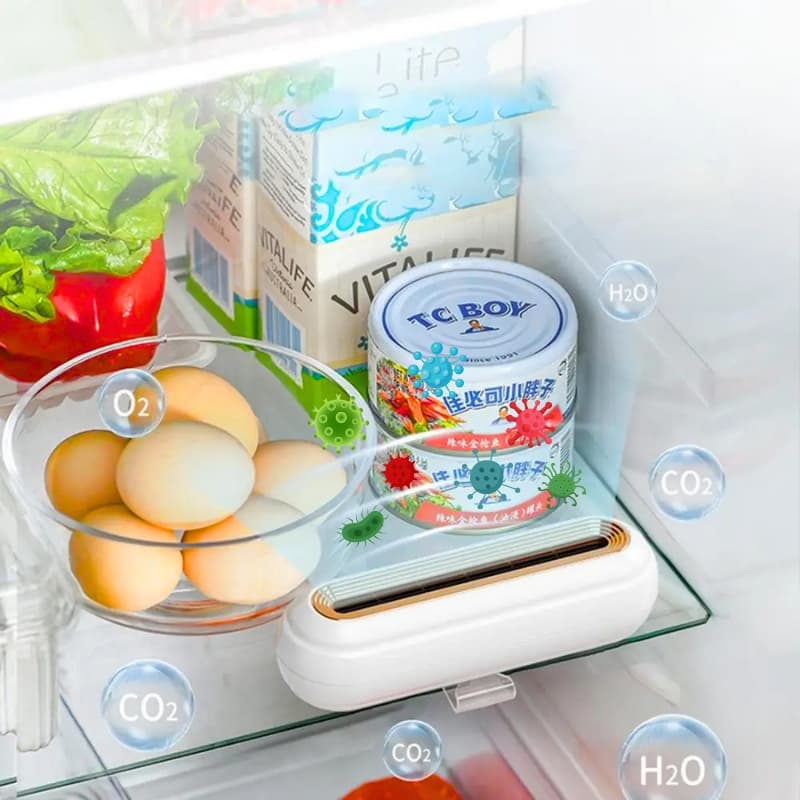 Purificateur d'air pour réfrigérateur et stérilisateur , désodorisant , garde les aliments et la fraîcheur منقي ومعقم هواء الثلاجة، ومزيل الروائح الكريهة، ويحافظ على الطعام طازجًا - Cuisine - صورة 1