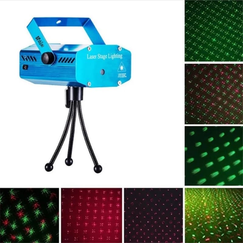Projecteur de lumières laser LED RG stroboscopique à commande vocale 3 modes - Électronique - صورة 3