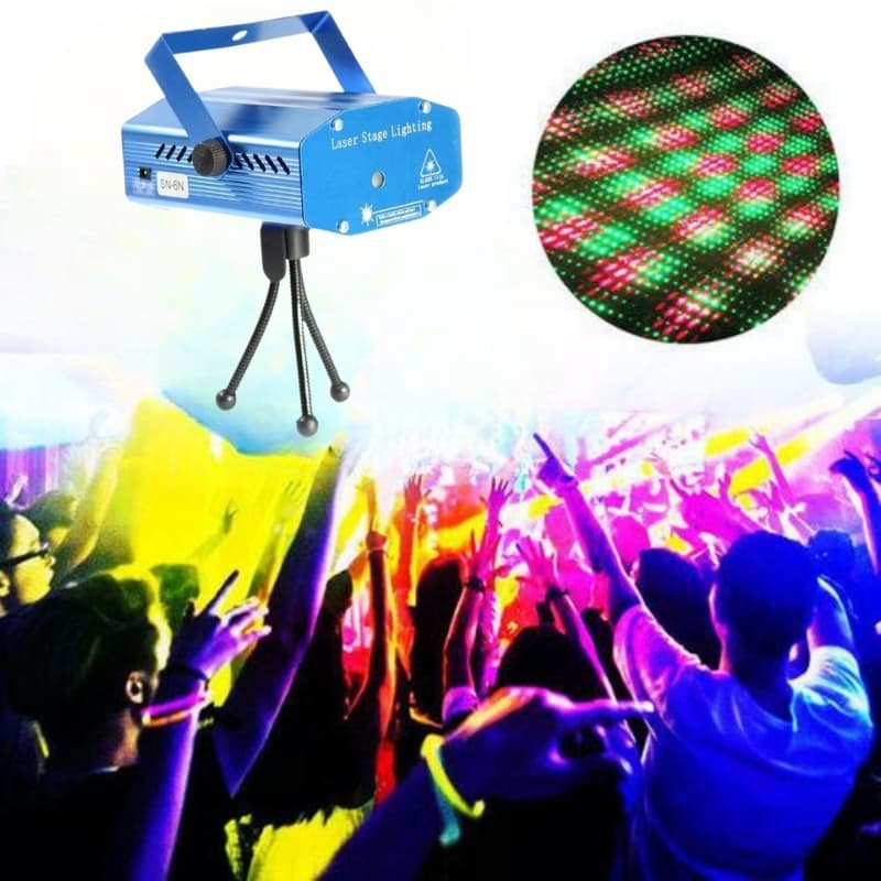 Projecteur de lumières laser LED RG stroboscopique à commande vocale 3 modes - Électronique - صورة 4