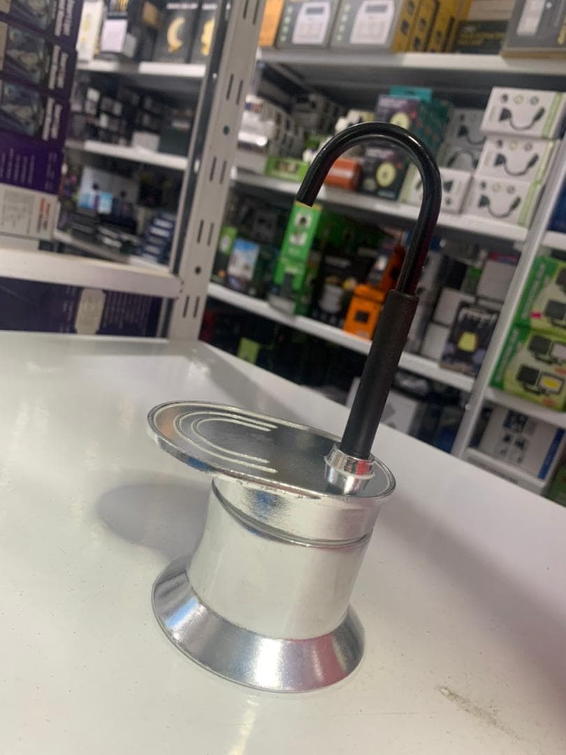 Cafetière Italienne Moka à Tube en Alliage d'Aluminium 50ml - ماكينة صنع قهوة الموكا الإيطالية بأنبوب من سبائك الألومنيوم - Maison - صورة حقيقية 6