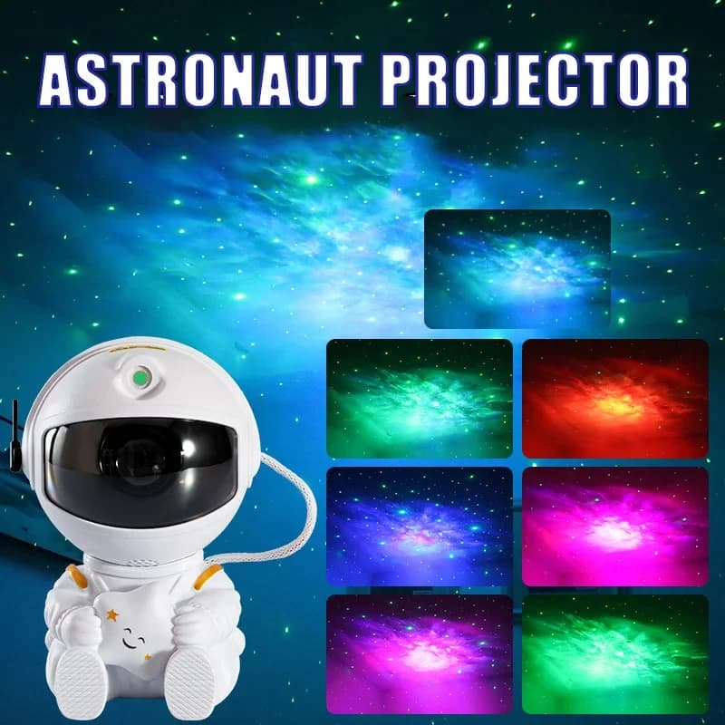 Projecteur LED Astronome Galaxy atmosphère étoilée, veilleuse LED pour chambre à coucher - مصباح رائد الفضاء - Électronique - صورة 5
