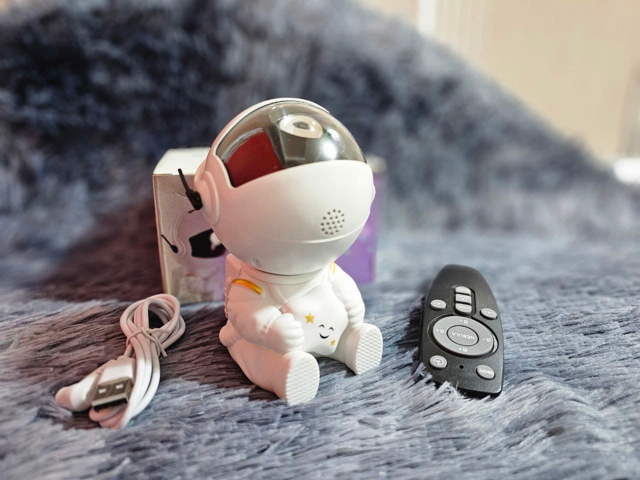 Projecteur LED Astronome Galaxy atmosphère étoilée, veilleuse LED pour chambre à coucher - مصباح رائد الفضاء - Électronique - صورة حقيقية 7