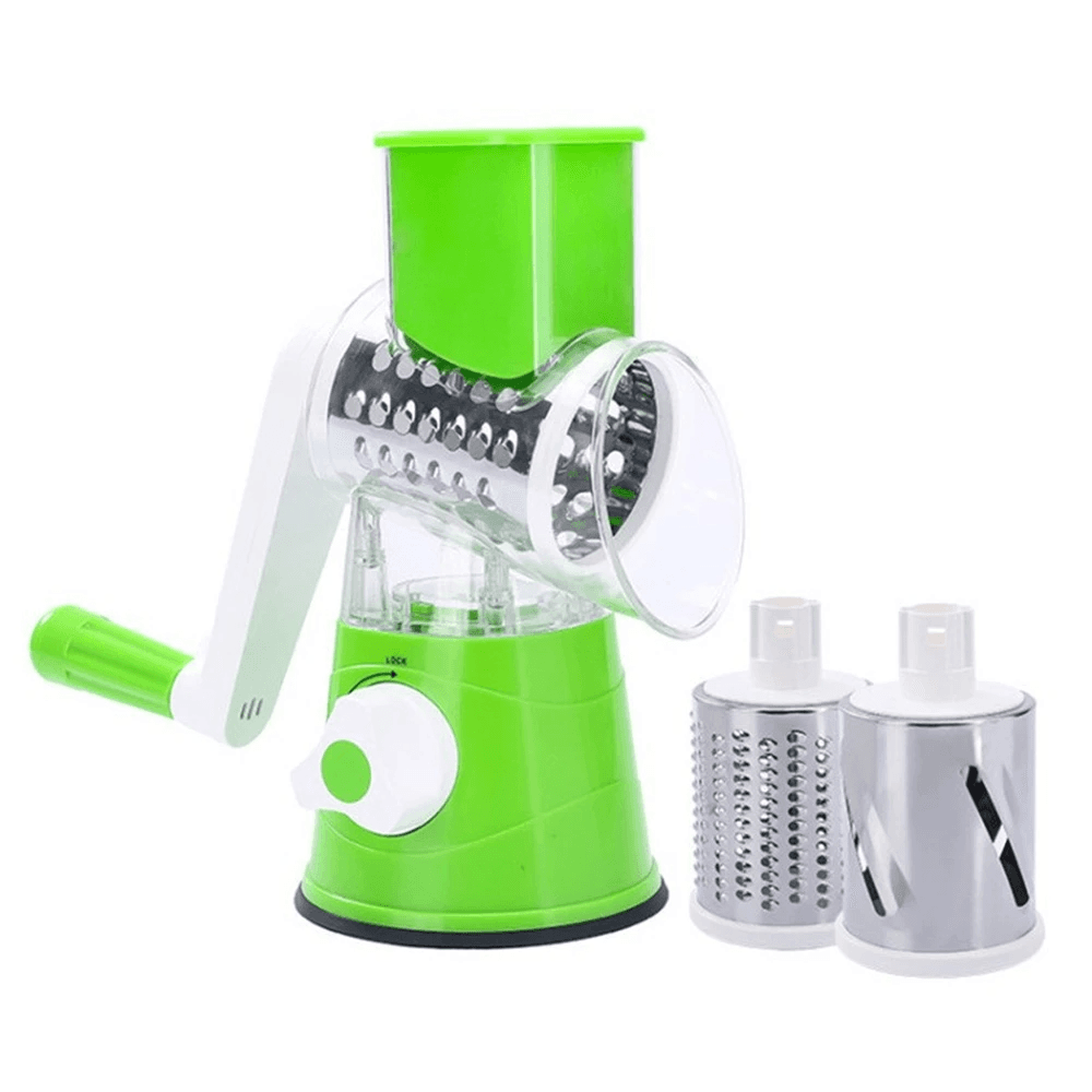 Coupe-légumes rotatif manuel multifonctionnel – الجهاز اليدوي المساعد مبشرة وقطاعة متعددة الاستعمالات للمكسرات والخضار والجبن - Cuisine - صورة 2