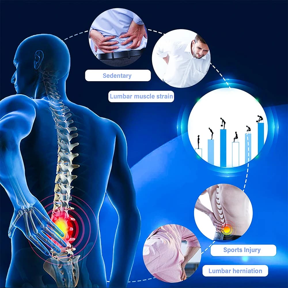 Civière de support lombaire pour massage du dos, planche vertébrale, muscle inférieur et supérieur, instituts oto pour hernie discale - Divers - صورة 4
