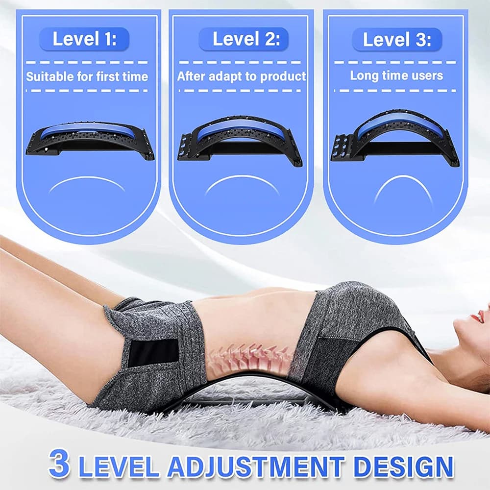 Civière de support lombaire pour massage du dos, planche vertébrale, muscle inférieur et supérieur, instituts oto pour hernie discale - Divers - صورة 5
