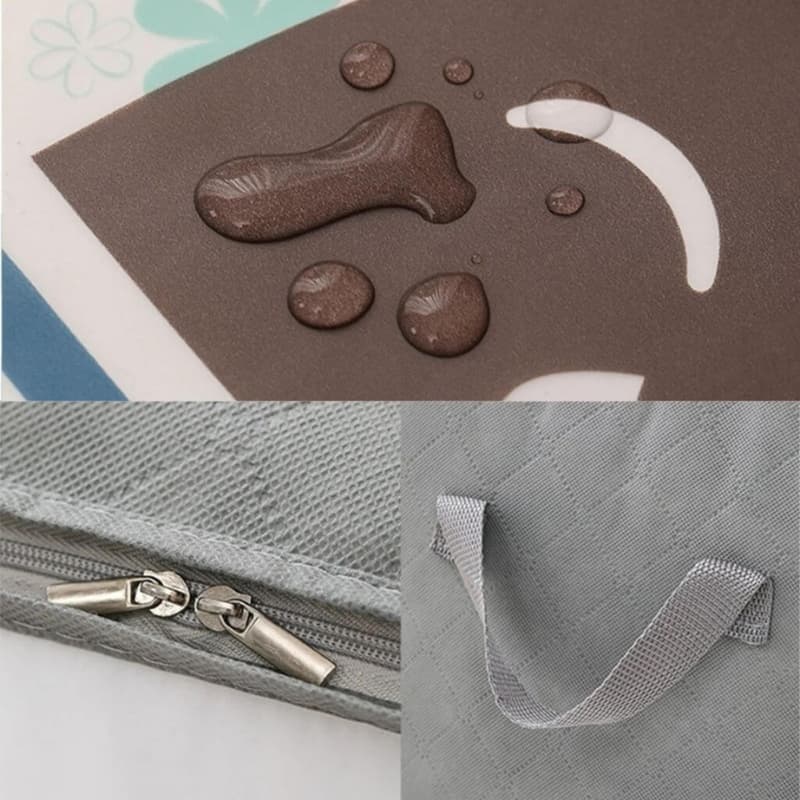 Pack 2 Sac de rangement Pliable pour vêtements à motifs de dessins animés Grande capacité - طقم2 قطع حقيبة تخزين ذات سعة كبيرة لللحاف والملابس - Maison - صورة 8