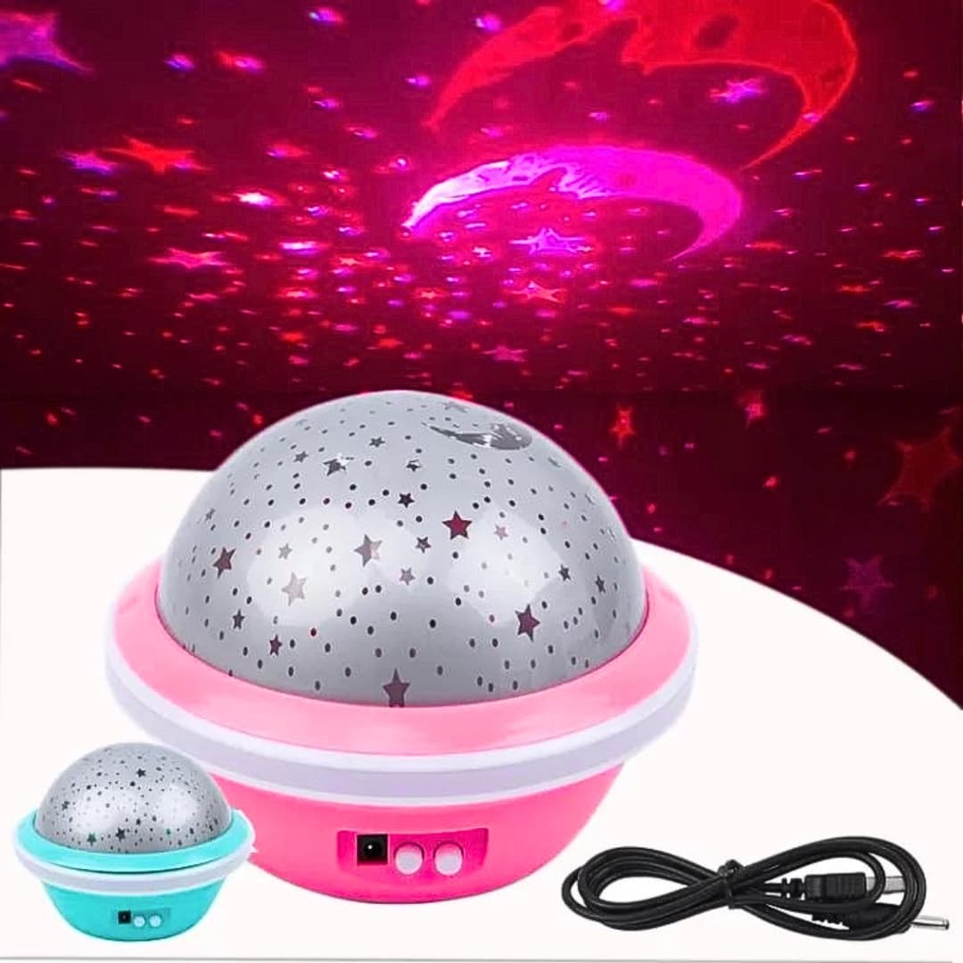 Projecteur LED ciel étoilé pour enfants, lampe de nuit, romantique, coloré RGB - Divers - صورة 1