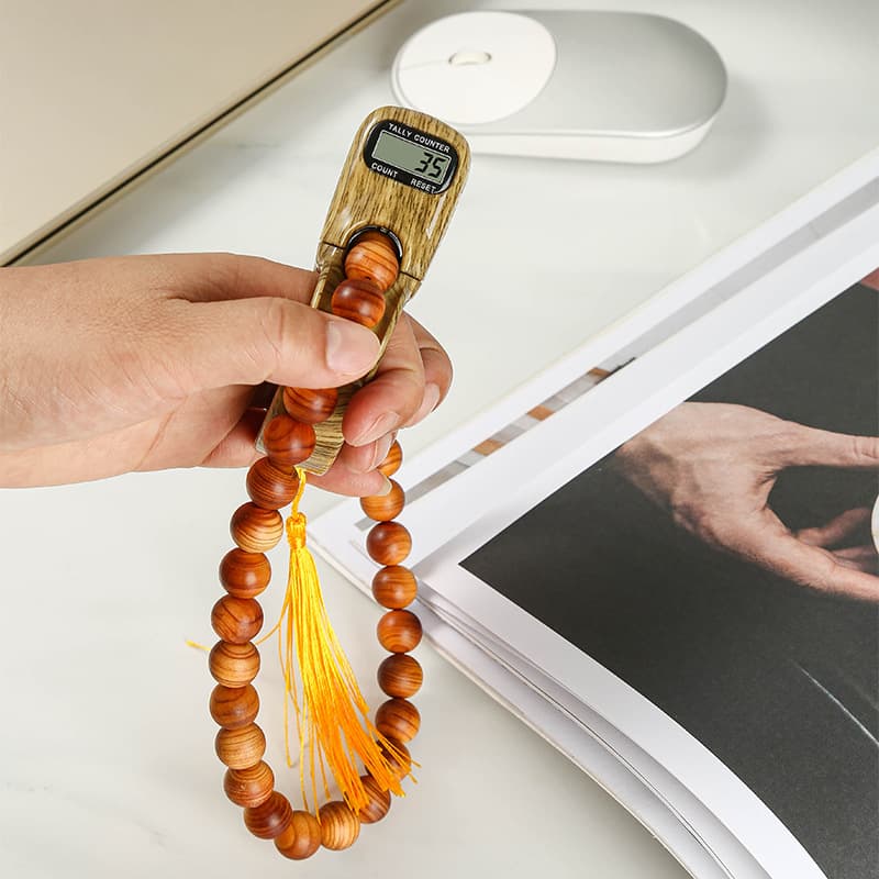 Compteur de doigt perle Tasbih islamique V2 – جهاز تسبيح رقمي محمول، سبحة صلاة مع عداد رقمي - Divers - صورة 4