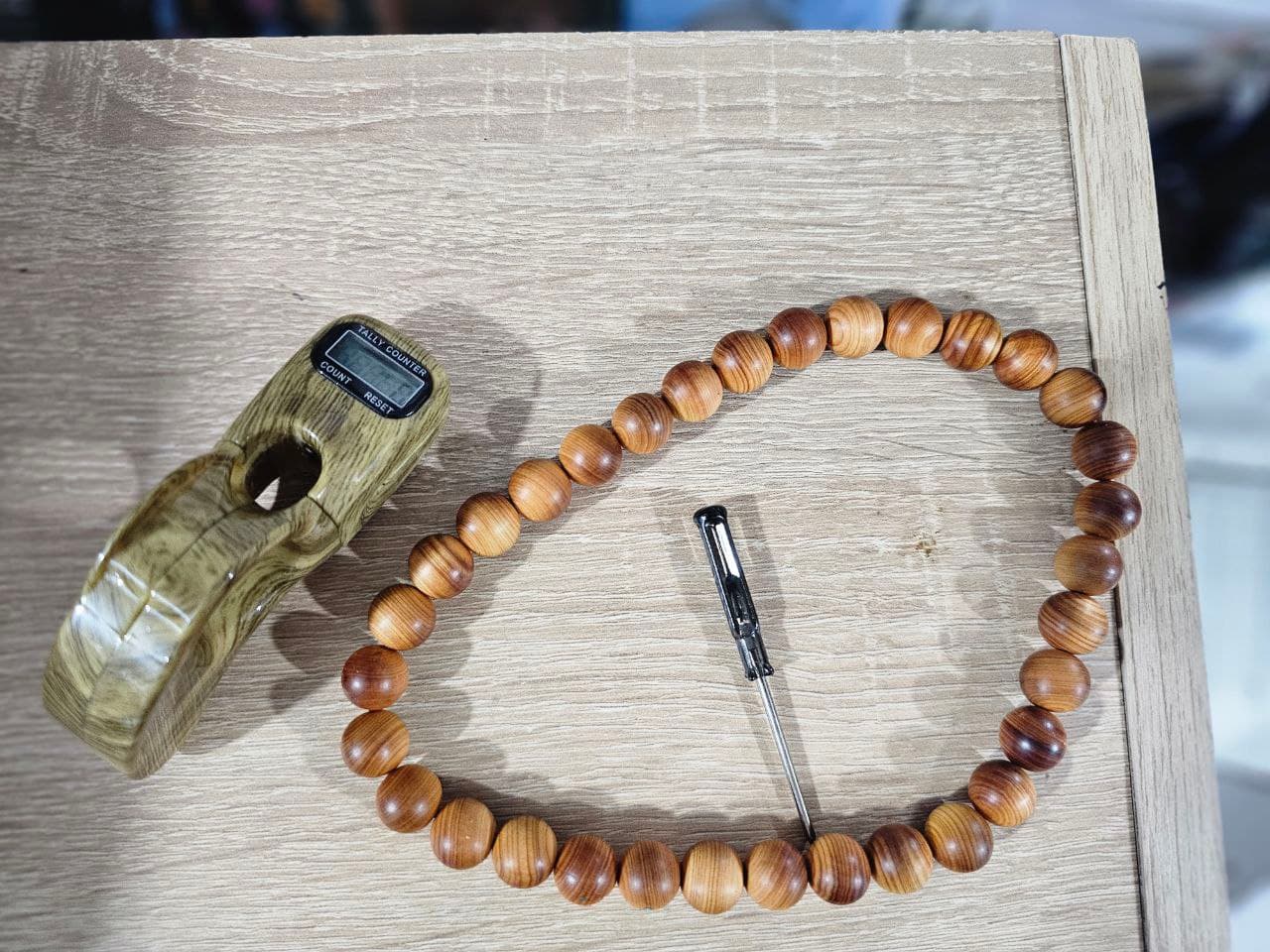 Compteur de doigt perle Tasbih islamique V2 – جهاز تسبيح رقمي محمول، سبحة صلاة مع عداد رقمي - Divers - صورة حقيقية 7