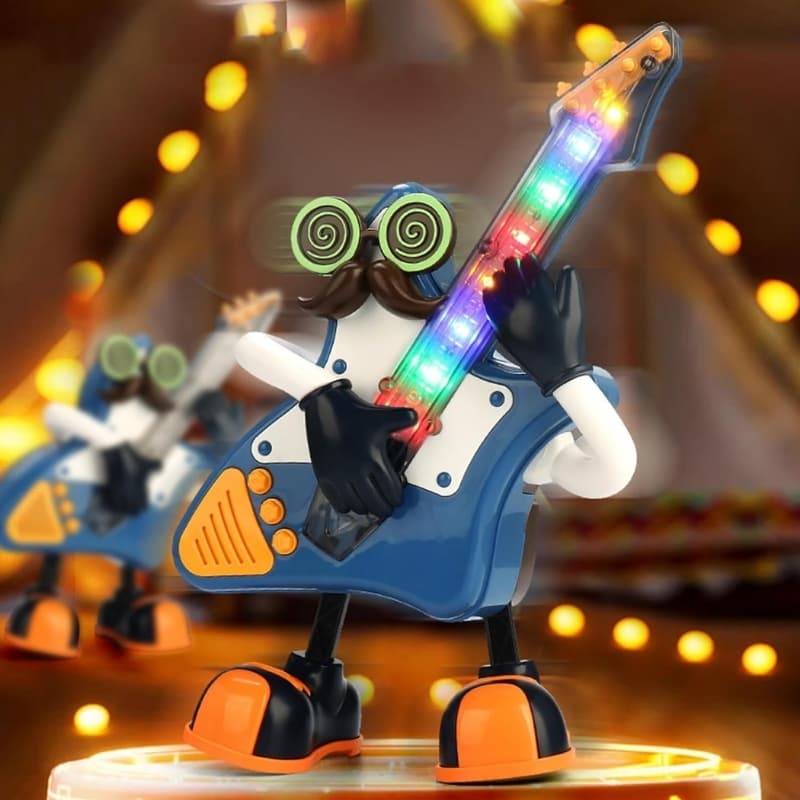 Robot dansant pour enfants, Mr rock interactif portable, lumières LED, musique avec Boutons - Jouet & Gaming - صورة 2