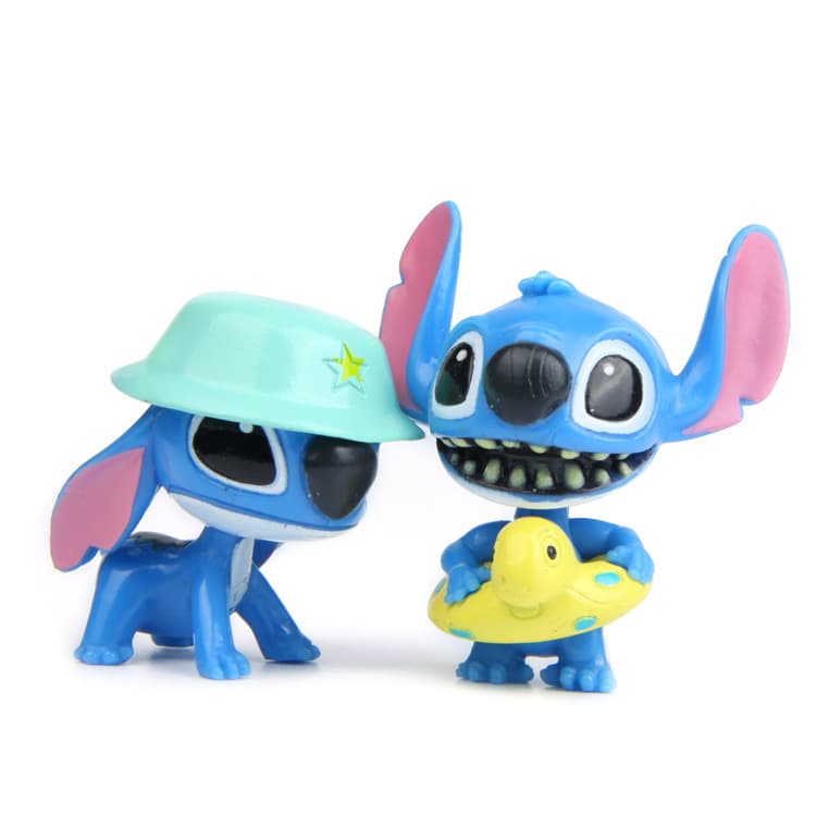 Ensemble 10 Pcs Disney-Figurines Stitch en PVC - Jouet & Gaming - صورة 4
