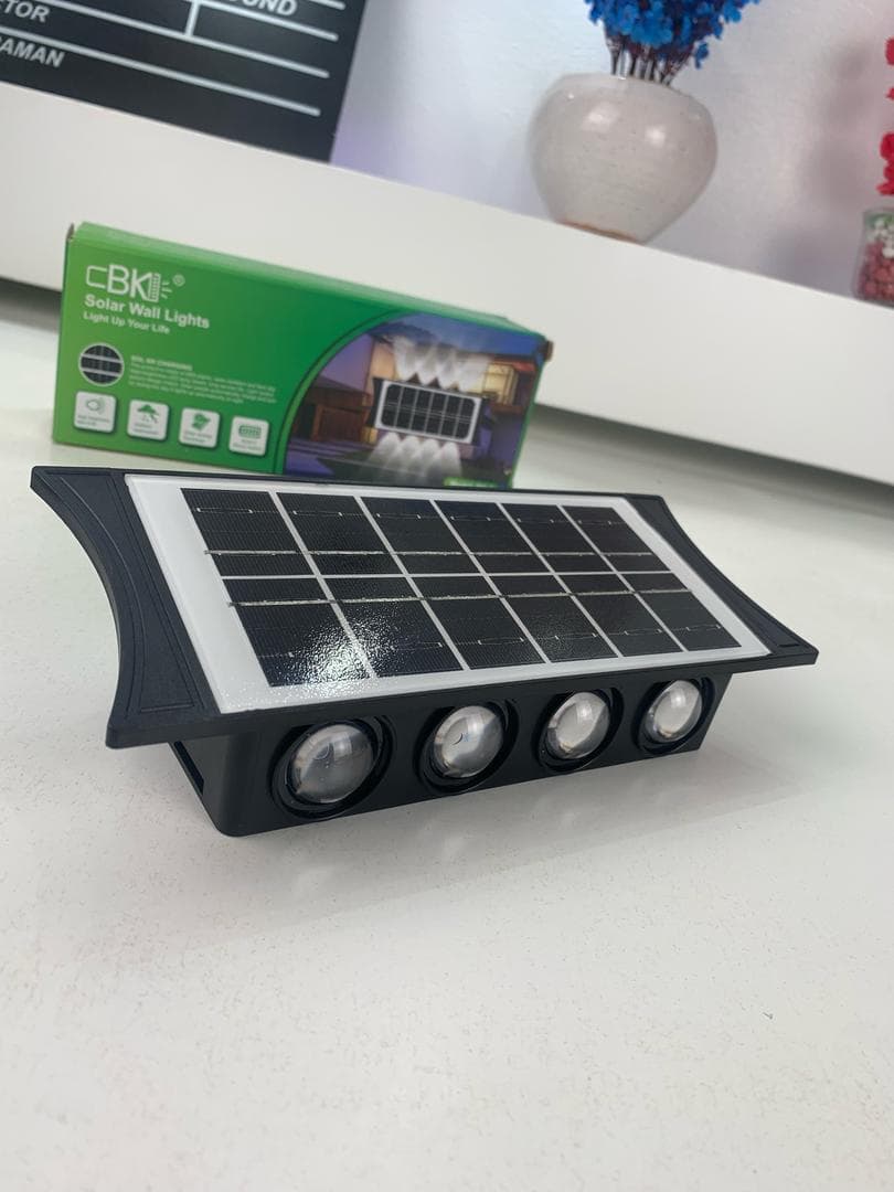 2x PCS Projecteur Solaire Étanche IP65 pour Jardin et Terrasse - Jouet & Gaming - صورة 8