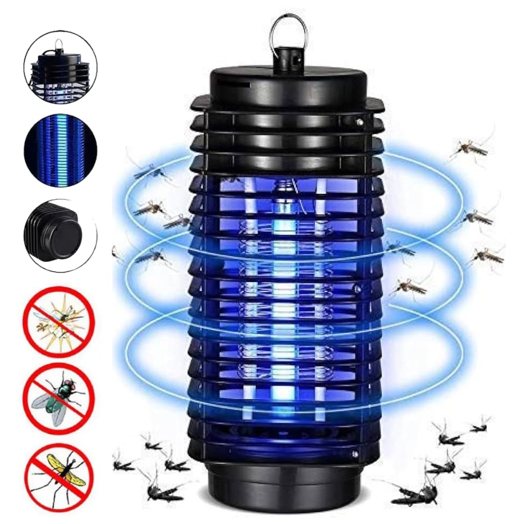 lanterne anti-moustique piège à insectes à choc électrique Lumière UV - Maison - صورة 1