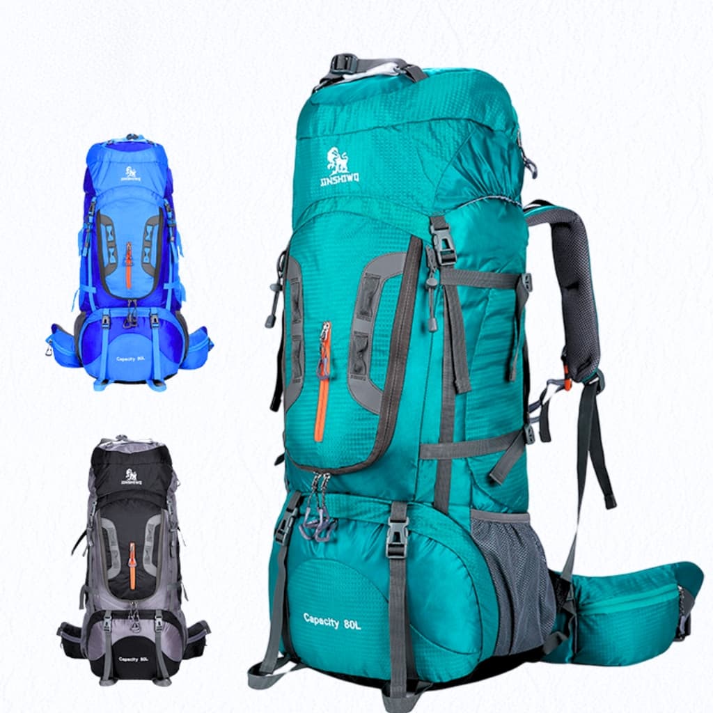 Sac à dos randonnée professionnel 80 L étanche, système de soutien dorsal léger - Camping et Randonnée - صورة 1