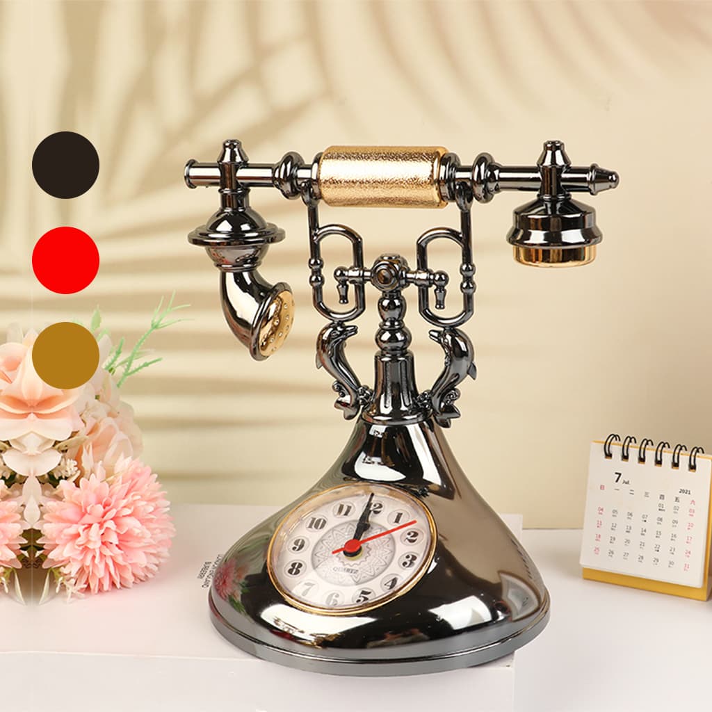 Réveil rétro modèle téléphone pour chronométreur créatif pour la décoration - Décoration - صورة 1
