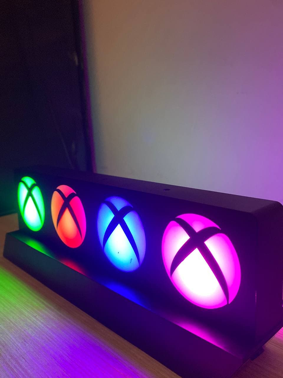 Lampe D’éclairage LED Xbox Icons Avec 3 Modes D’éclairage – Éclairage Couleur Interactif Avec Musique - Électronique - صورة حقيقية 10