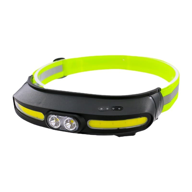 Lampe frontale transfrontalier étanche lumière forte COB double source de lumière TYPE-C - Électronique - صورة 2