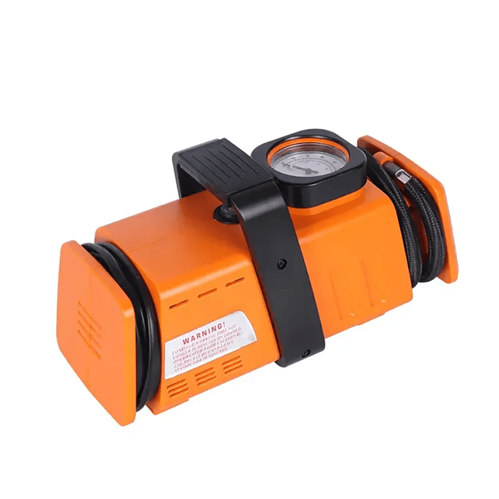 Compresseur d’aire a double adaptateur 220v/12v- 200psi - Orange - Électronique - صورة 4