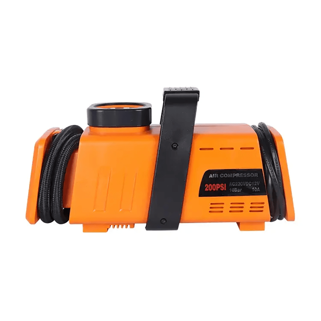 Compresseur d’aire a double adaptateur 220v/12v- 200psi - Orange - Électronique - صورة 5