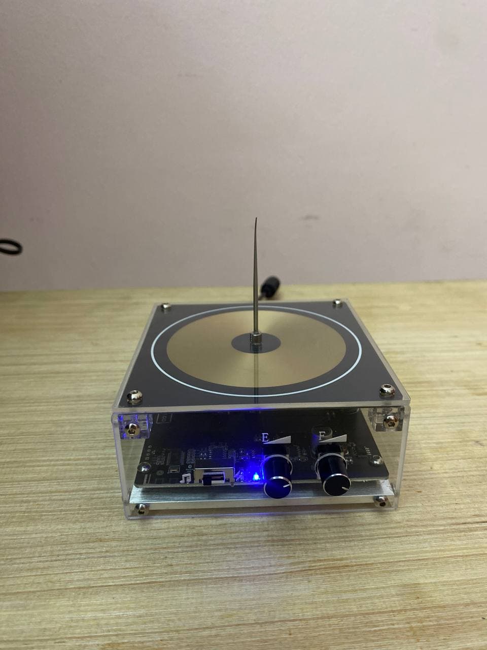 Bluetooth Mini Music Tesla Coil Kit,10 Cm Solid State Touchable Artificial Lightning - Électronique - صورة حقيقية 14