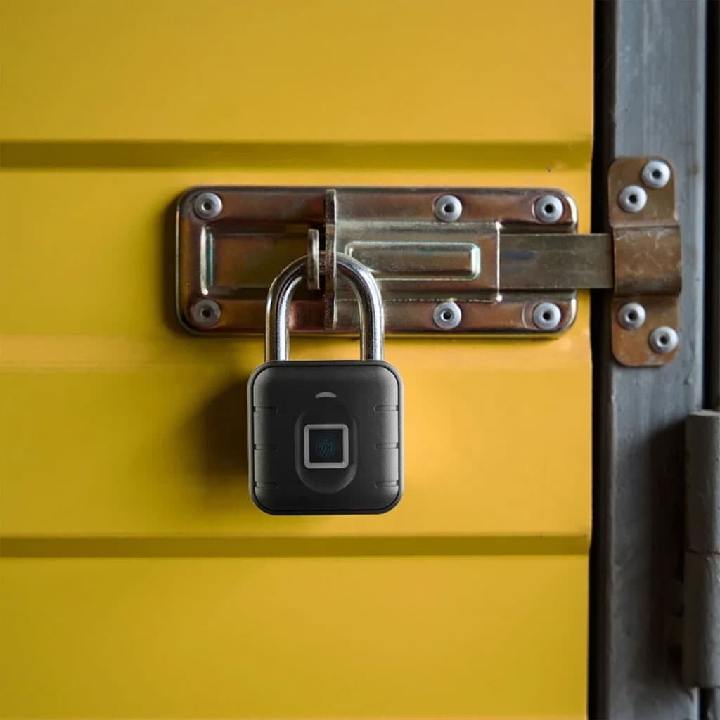 Cadenas à Empreintes Digitales étanche, Serrure Biométrique En Métal Sans Clé - Outillage et Bricolage - صورة 2