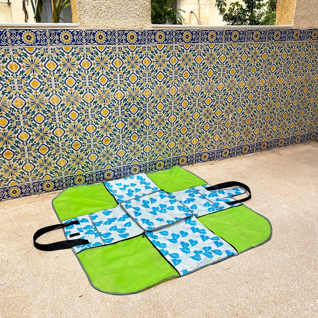 Sac de Camping Transformable en Tapis, Grande Capacité - Camping et Randonnée - صورة 3
