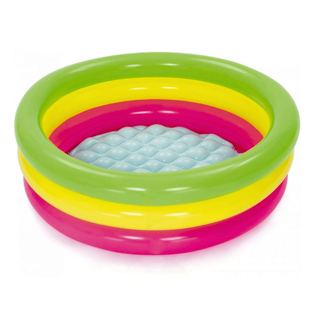Piscine gonflable arc-en-ciel 70 cm x 24 cm Bestway #51128 - Divers - صورة حقيقية 9