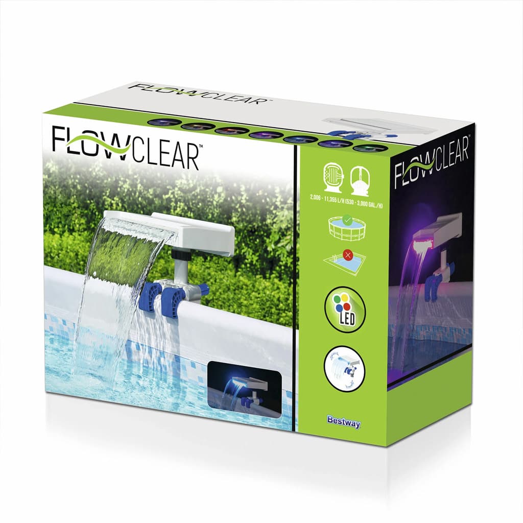 Bestway Cascade Led Multicolore 34 x 24 x 32 cm #58619 - Divers - صورة 4