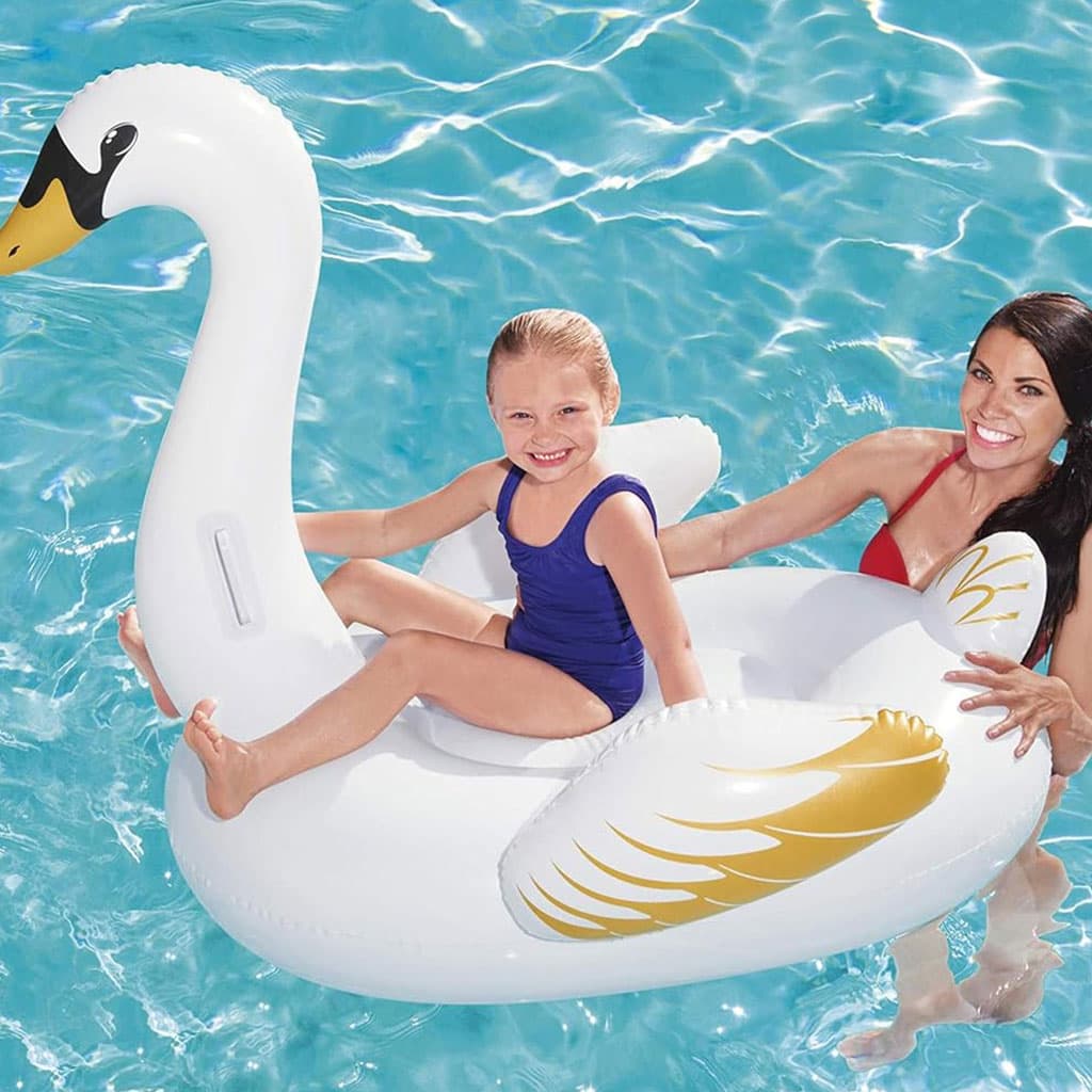 Bouée Géant Gonflable Cygne Avec 2 Poignées Bestway #41123 - Divers - صورة 7