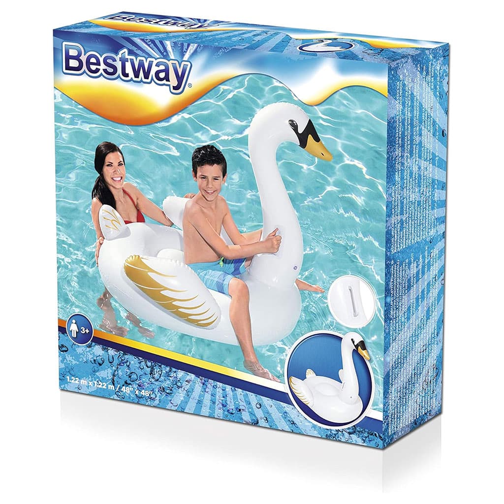 Bouée Géant Gonflable Cygne Avec 2 Poignées Bestway #41123 - Divers - صورة 10