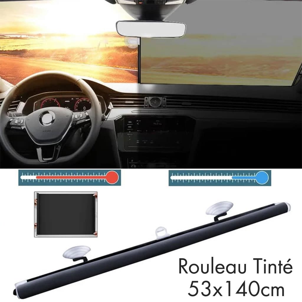 Rouleau Fumée Tinté Universel Pour Voitures 140x53cm - Accessoires Auto/Moto - صورة 1