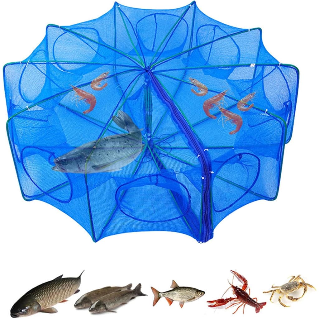 Piège de Pêche Poissons 8 Trous Facile a Installer 80cm - Divers - صورة 11