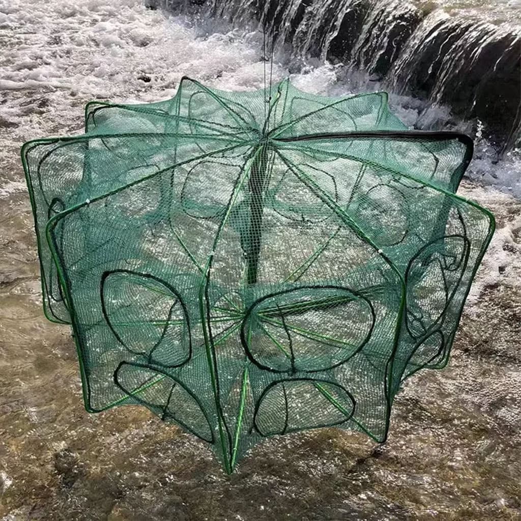 Piège de Pêche Poissons 8 Trous Facile a Installer 80cm - Divers - صورة 3