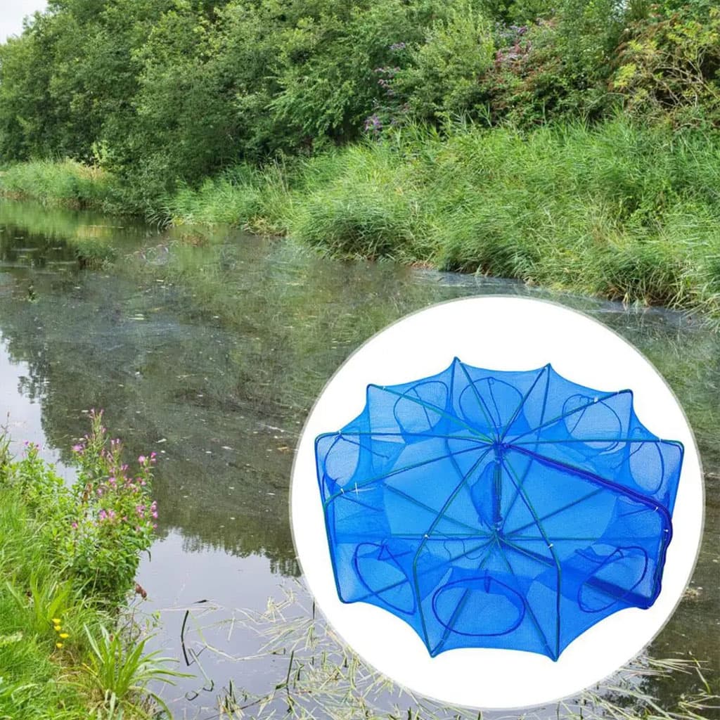 Piège de Pêche Poissons 8 Trous Facile a Installer 80cm - Divers - صورة 7