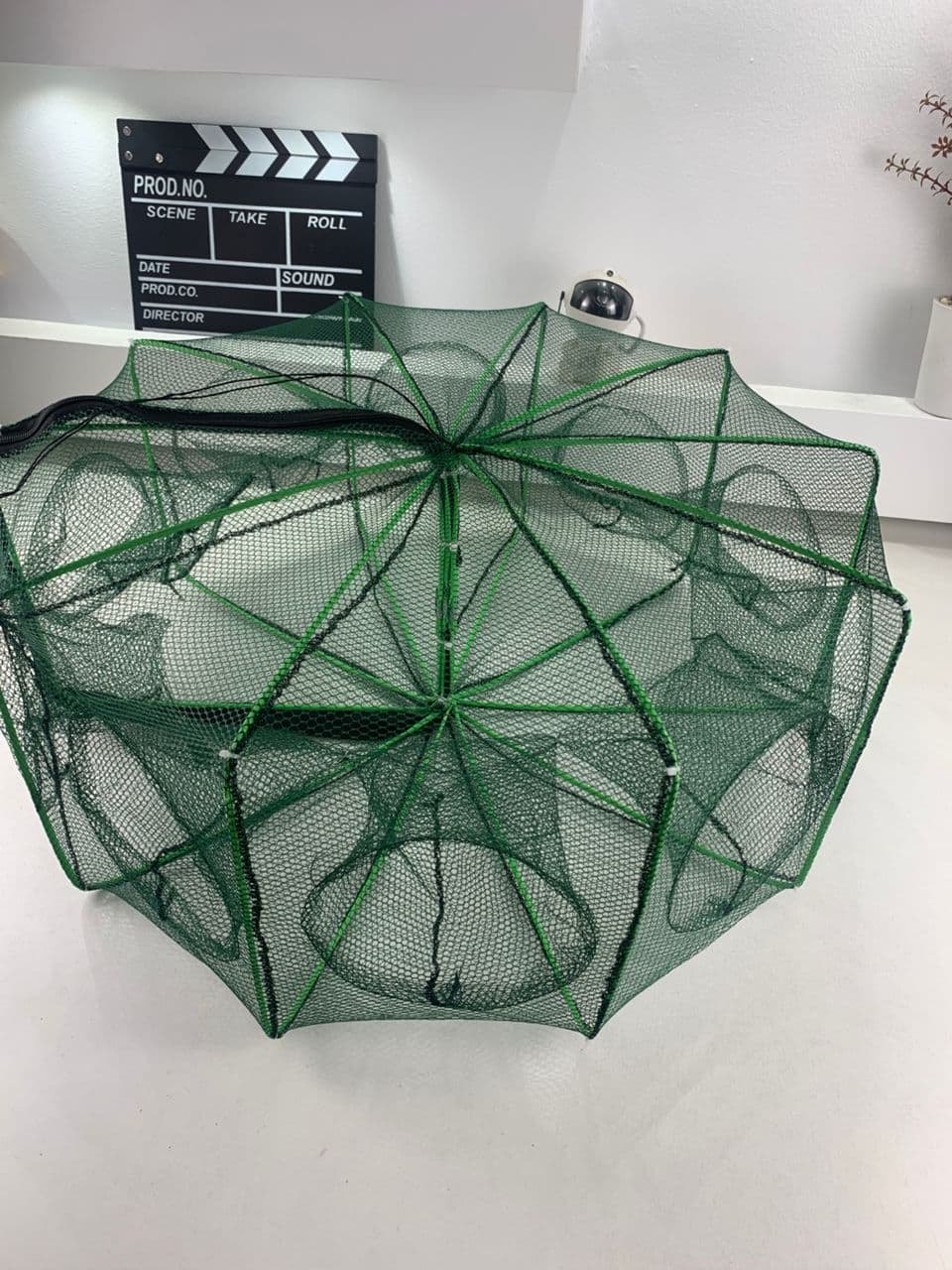 Piège de Pêche Poissons 8 Trous Facile a Installer 80cm - Divers - صورة حقيقية 12