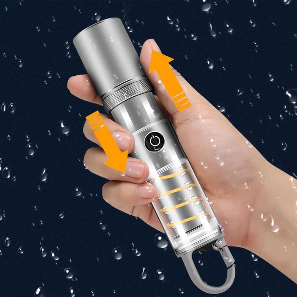 Lampe Torche Rechargeable, Ultra Puissante avec 5 Modes D'éclairage - Camping et Randonnée - صورة 2