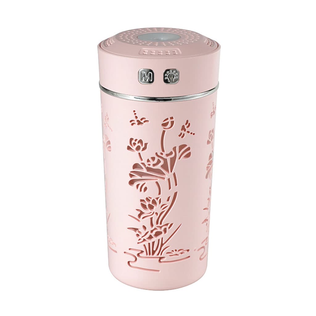 Diffuseur d’huiles essentielles et d’arôme froid, tasse de fleur de Lotus USB 250ml - Décoration - صورة 8