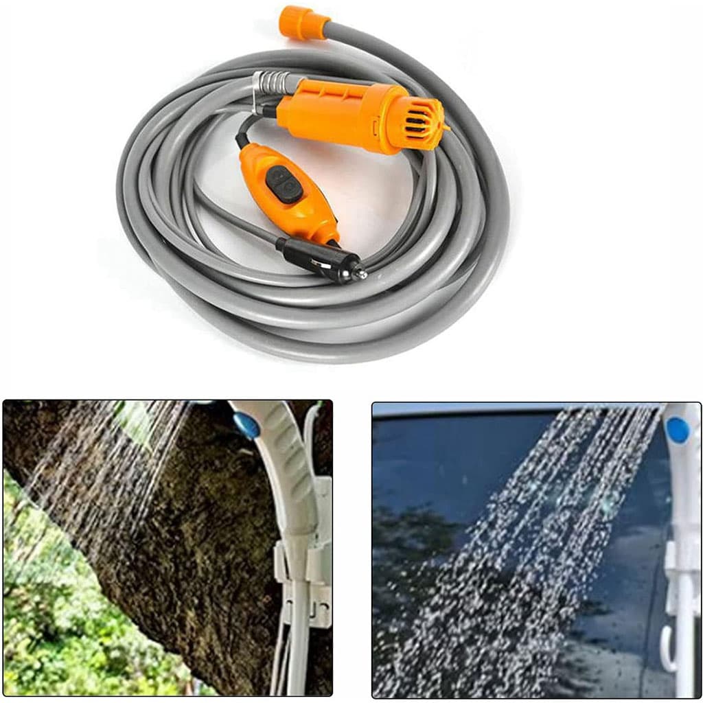 Douche extérieure Portable Camping et Plages DC 12V - Accessoires Auto/Moto - صورة 3