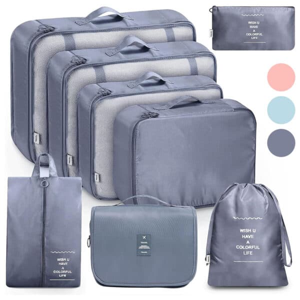 Organisateur Valise 8pcs Sac Rangement et Les Essentiels du Voyage - Soins et Beauté - صورة 1