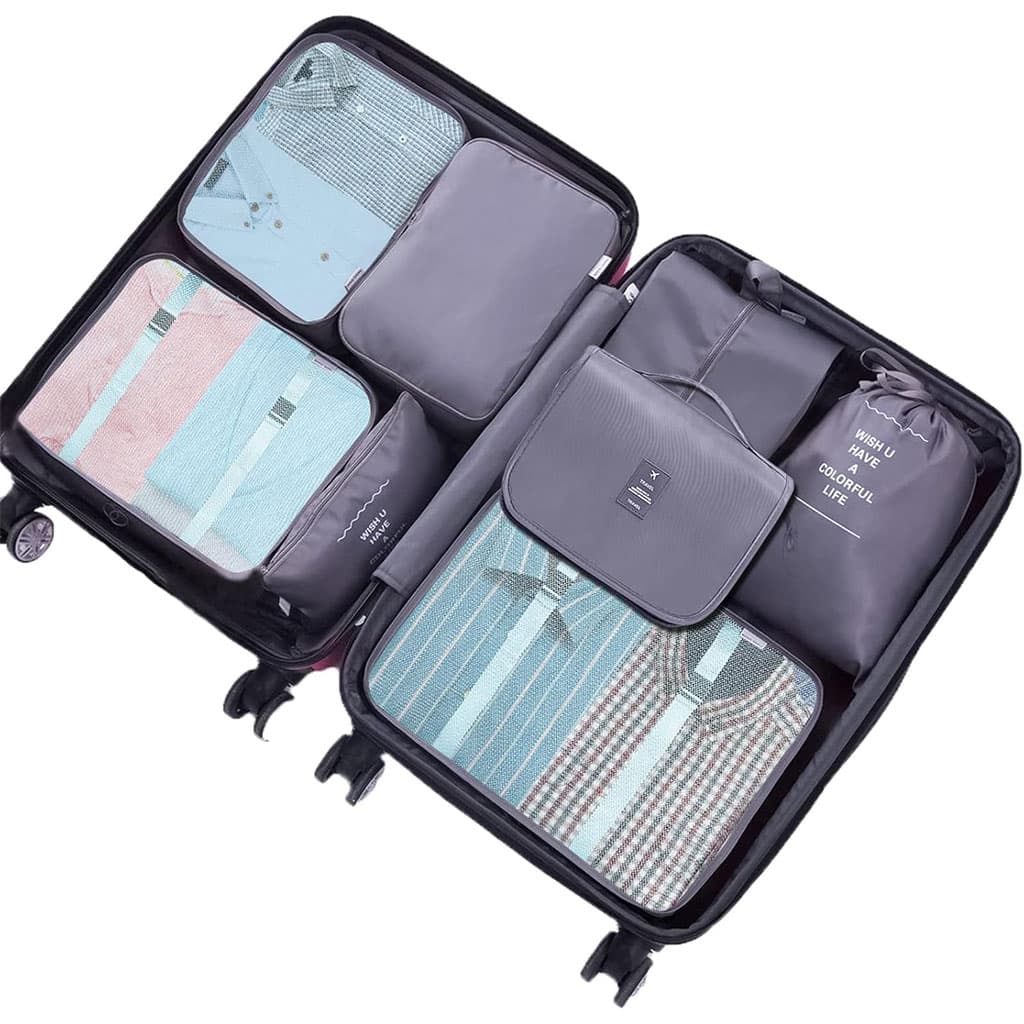 Organisateur Valise 8pcs Sac Rangement et Les Essentiels du Voyage - Soins et Beauté - صورة 2