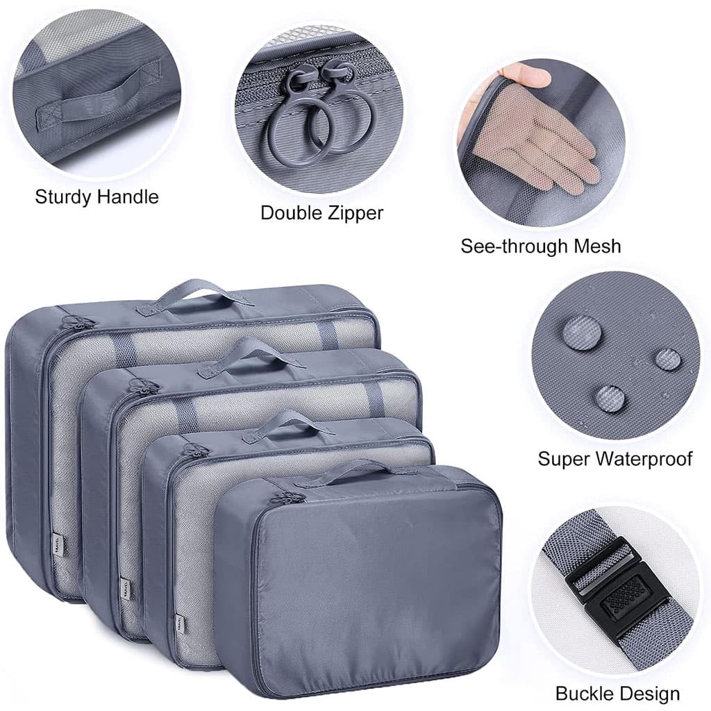 Organisateur Valise 8pcs Sac Rangement et Les Essentiels du Voyage - Soins et Beauté - صورة 3