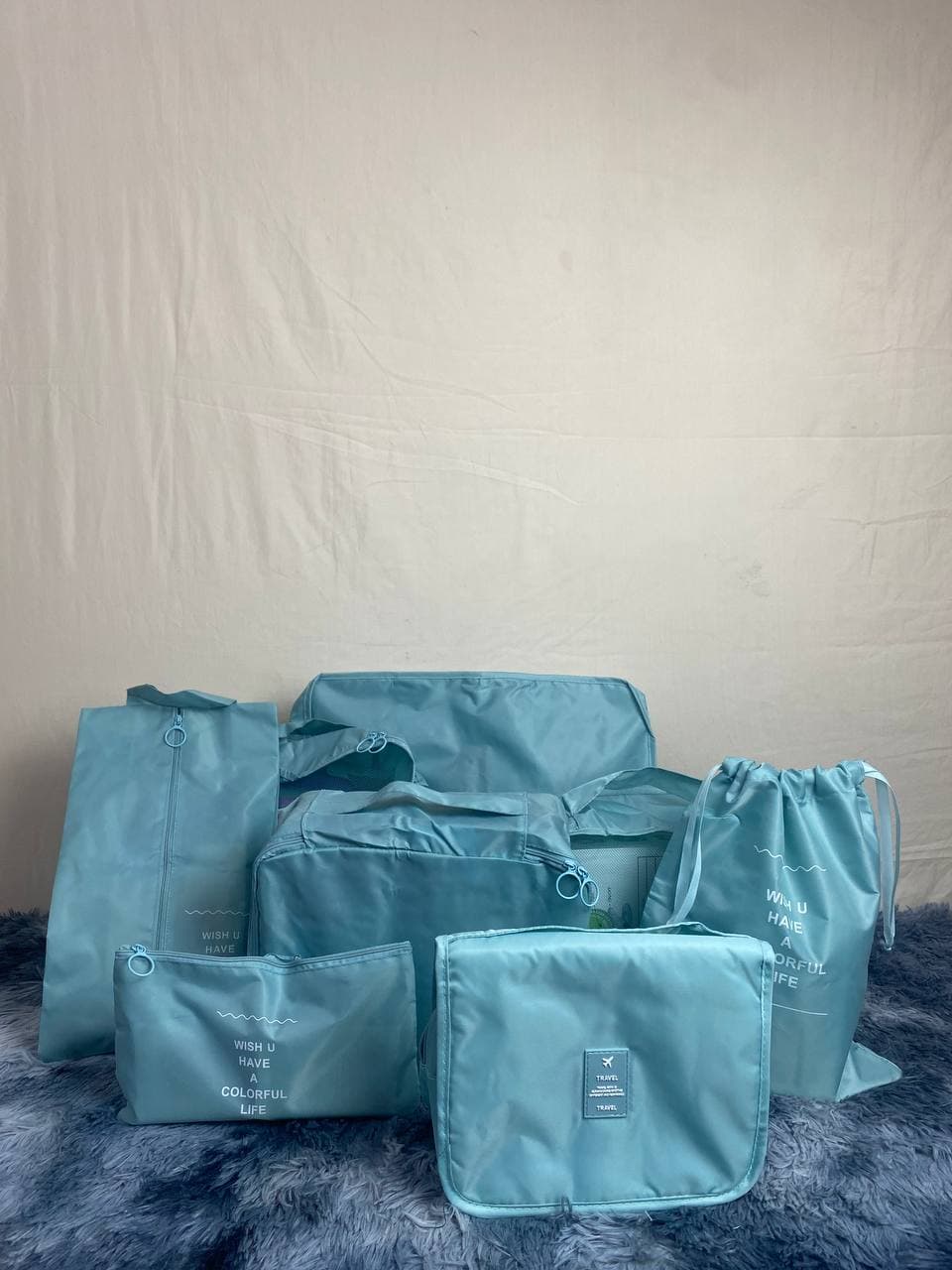 Organisateur Valise 8pcs Sac Rangement et Les Essentiels du Voyage - Soins et Beauté - صورة حقيقية 9